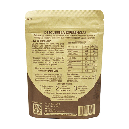 Cacao Latte con Maca