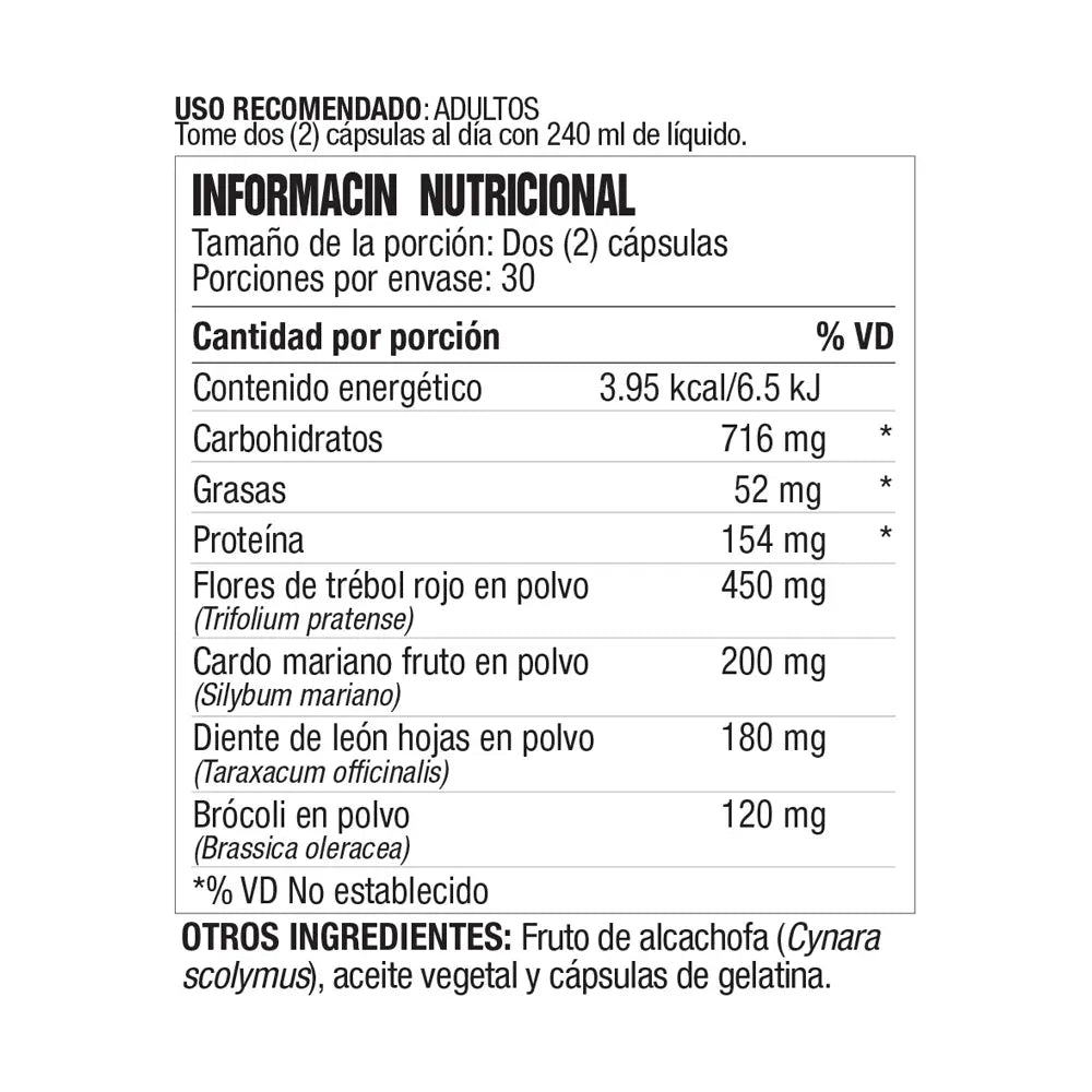 Información Nutricional LivRite