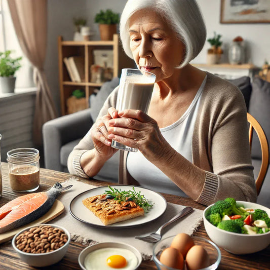 Proteína en adultos mayores: salud y vitalidad