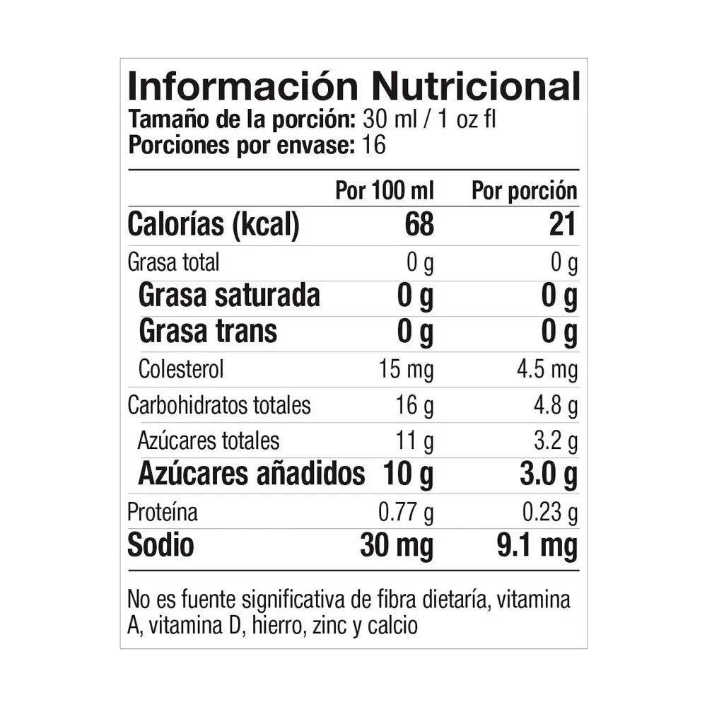 Información Nutricional 4Life RioVida®